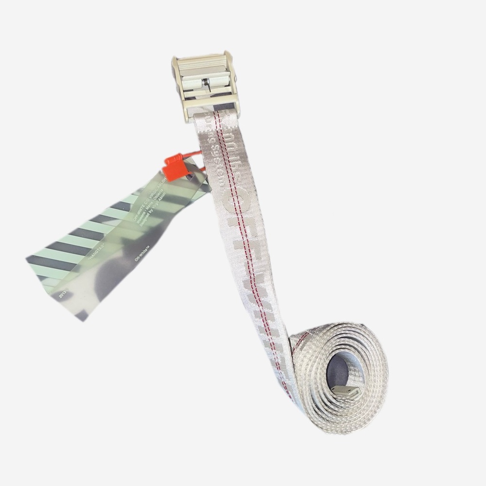 WHITE OFF WHITE INDUSTRIAL BELT